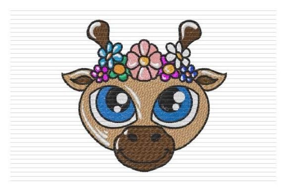 Baby Giraffe Head Embroidery: A Designer's Review