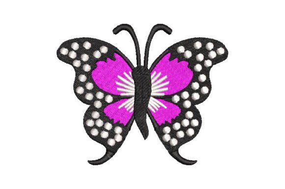 Black Butterfly with Purple Embroidery: A Designer Review