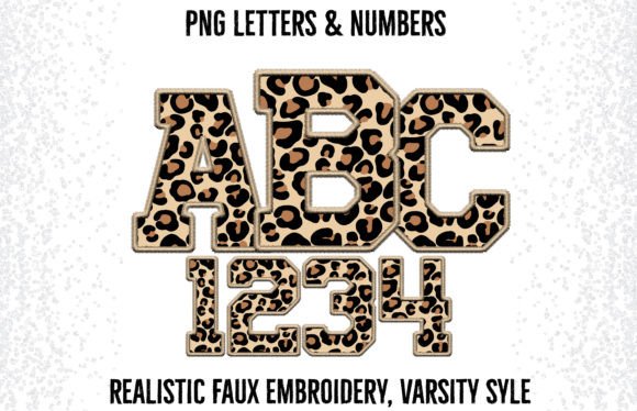 Cheetah Faux Embroidery Sport Letters: A Designer’s Review