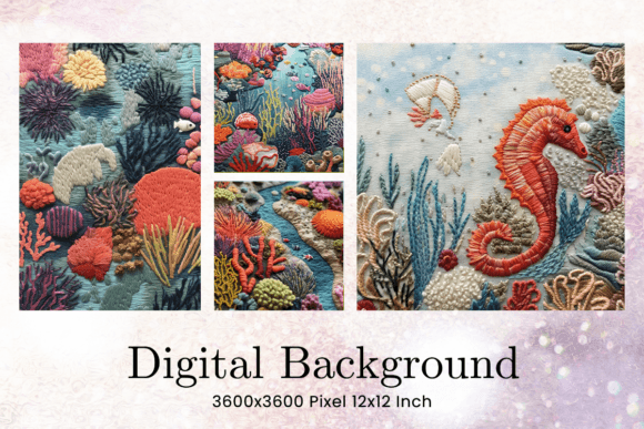 Coral Embroidery Sea Ocean Background: Seasonal Review