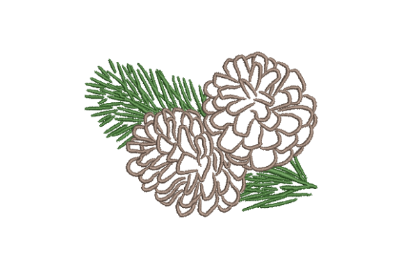 Elegant Pinecone Machine Embroidery: Holiday Product Review