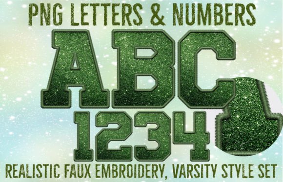 Green Faux Glitter and Embroidery Alpha: A Designer’s Review