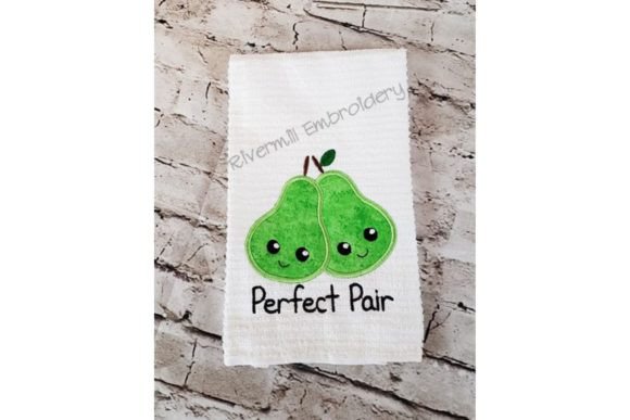 Perfect Pair Pears Applique Embroidery – Designer Review