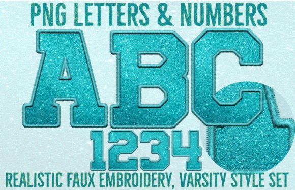Turquoise Faux Glitter and Embroidery Review