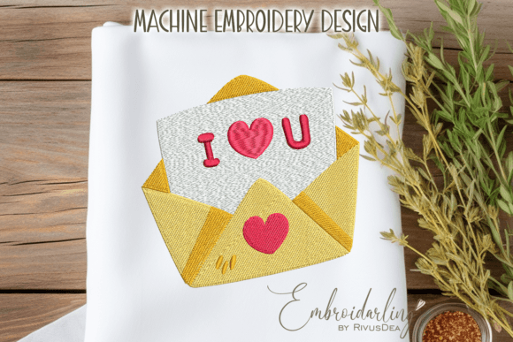 Valentine’s Love Letter Embroidery: A Designer’s Take
